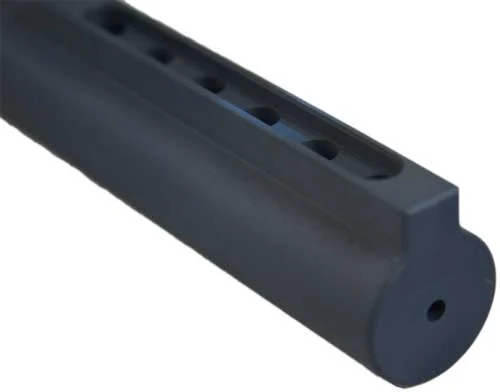 J&E AR15/AR10 MILSPEC 6-POS - REC EXTENSION BUFFER TUBE BLK - Image 3